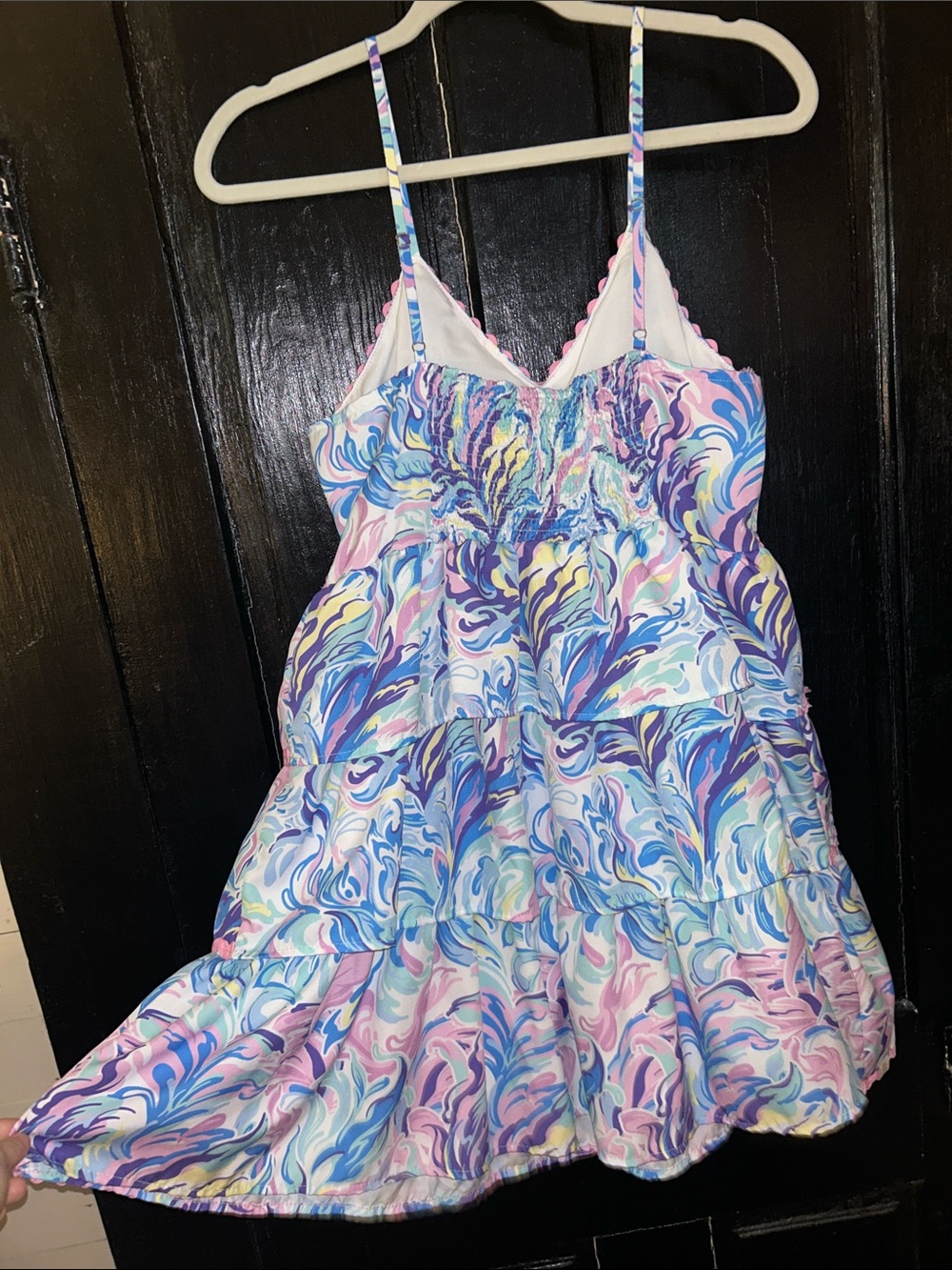 Simply Southern | Pastel Swirl Tiered Sundress - Picture 7 of 10